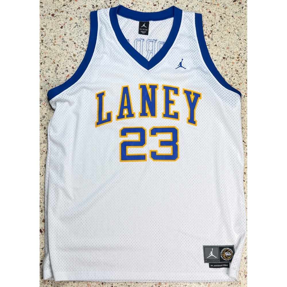 Air Jordan Vtg TAG #23 Michael Jordan 1980‎ Laney Basketball Jersey Size 3XL